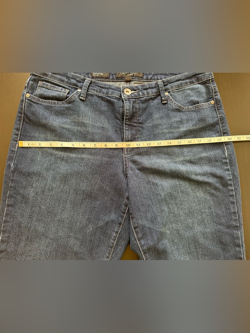 Nine West Women's Skinny Jeans in Dark Indigo - Picture 10 of 12